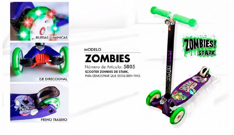 monopatin scooter stark zombies