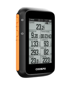 CooSpo Bike Computer Wireless GPS Bike Speedometer with Auto Backlight Bluetooth ANT Cycling GPS Computer Bicycle Computer BC200 with Waterproof 2