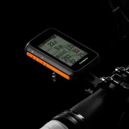 CooSpo Bike Computer Wireless GPS Bike Speedometer with Auto Backlight Bluetooth ANT Cycling GPS Computer Bicycle Computer BC200 with Waterproof 7