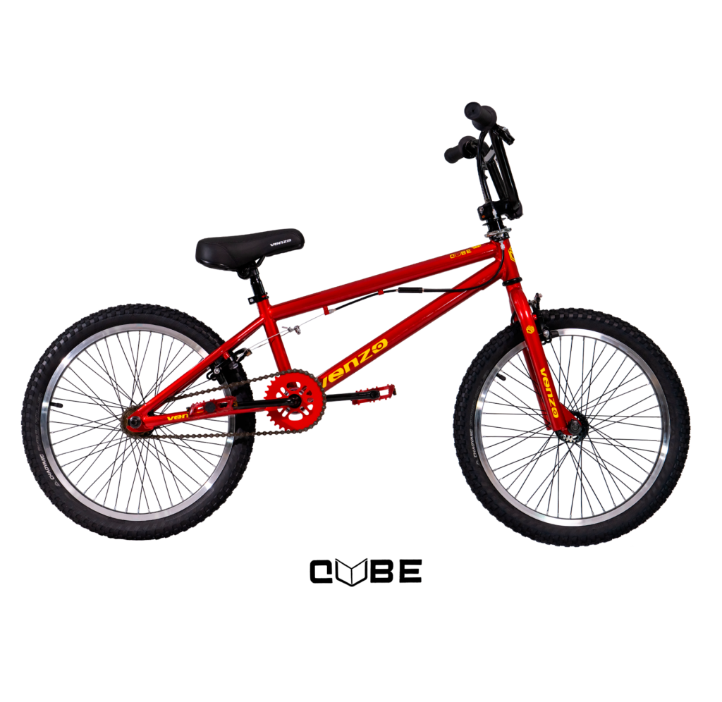 Red Bmx Amarillo Venzo Cube Rodado 20 Bicicleta Venzo Rod 20 Cube